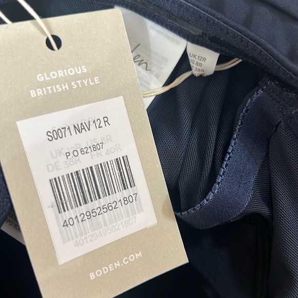 NWT Boden Santorini French Blue Halterneck Swimsuit size 8US - Picture 7 of 7